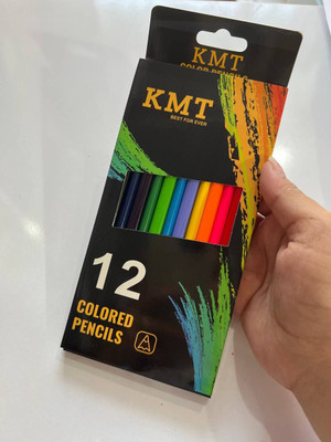 مداد رنگی 12 رنگ kmt